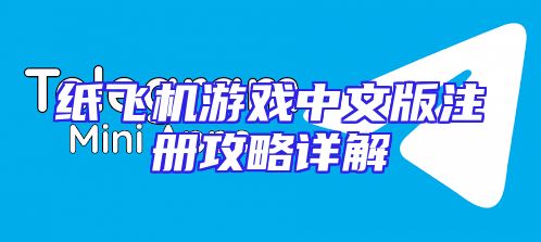 纸飞机游戏中文版注册攻略详解