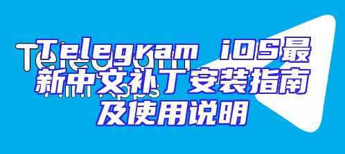Telegram iOS最新中文补丁安装指南及使用说明