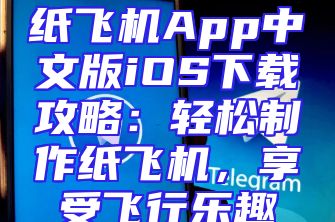 纸飞机App中文版iOS下载攻略：轻松制作纸飞机，享受飞行乐趣