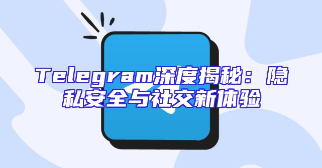 Telegram深度揭秘：隐私安全与社交新体验