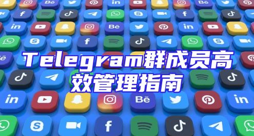 Telegram群成员高效管理指南