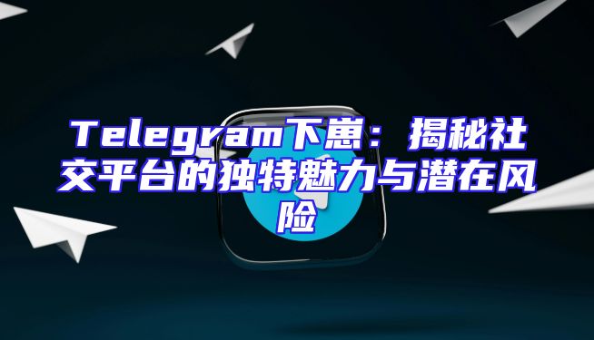 Telegram下崽：揭秘社交平台的独特魅力与潜在风险