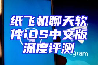 纸飞机聊天软件iOS中文版深度评测