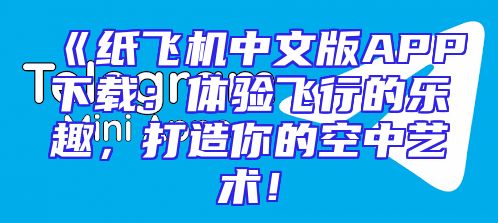 《纸飞机中文版APP下载：体验飞行的乐趣，打造你的空中艺术！