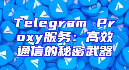 Telegram Proxy服务：高效通信的秘密武器