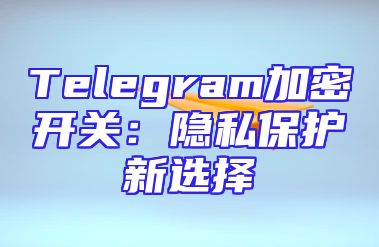 Telegram加密开关：隐私保护新选择
