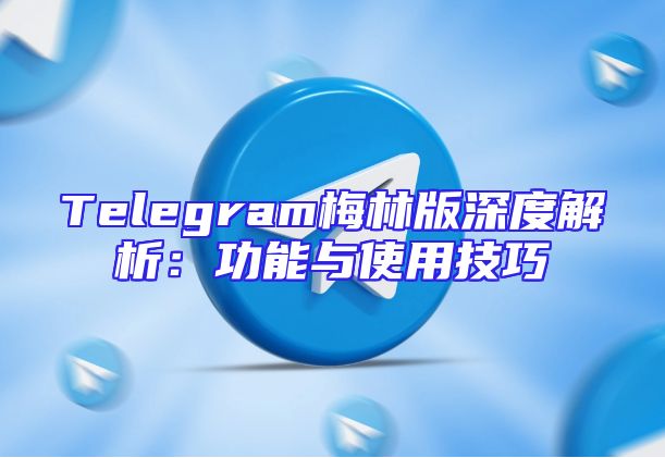Telegram梅林版深度解析：功能与使用技巧