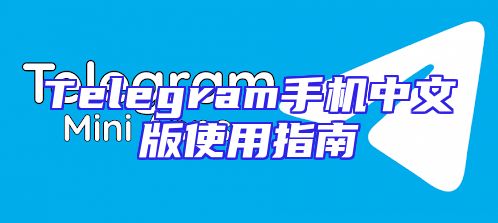 Telegram手机中文版使用指南