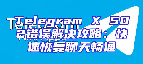 Telegram X 502错误解决攻略：快速恢复聊天畅通