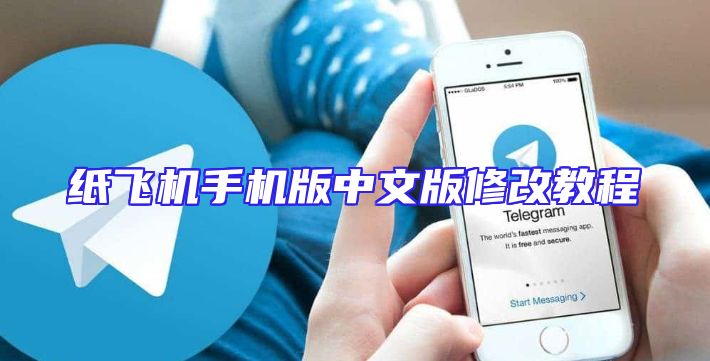 纸飞机手机版中文版修改教程