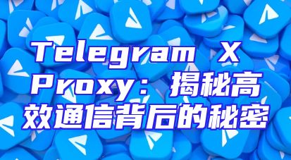 Telegram X Proxy：揭秘高效通信背后的秘密