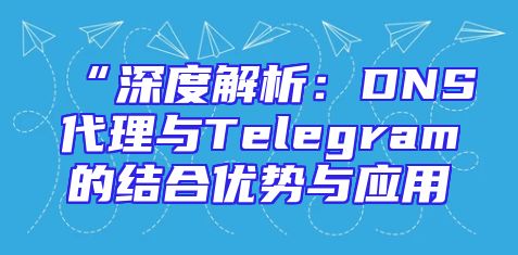“深度解析：DNS代理与Telegram的结合优势与应用
