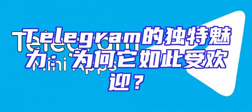 Telegram的独特魅力：为何它如此受欢迎？