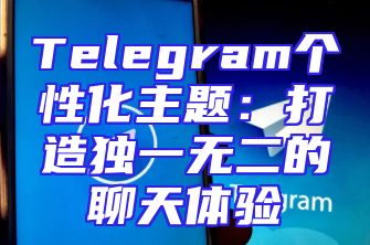 Telegram个性化主题：打造独一无二的聊天体验