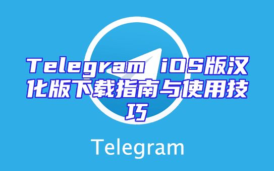 Telegram iOS版汉化版下载指南与使用技巧