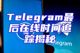 Telegram最后在线时间追踪揭秘