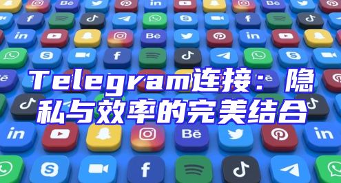 Telegram连接：隐私与效率的完美结合