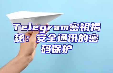 Telegram密钥揭秘：安全通讯的密码保护