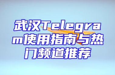 武汉Telegram使用指南与热门频道推荐