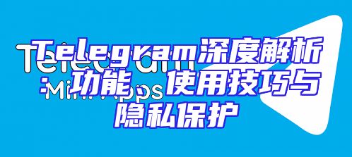 Telegram深度解析：功能、使用技巧与隐私保护