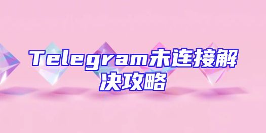 Telegram未连接解决攻略