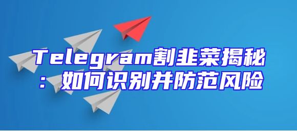 Telegram割韭菜揭秘：如何识别并防范风险
