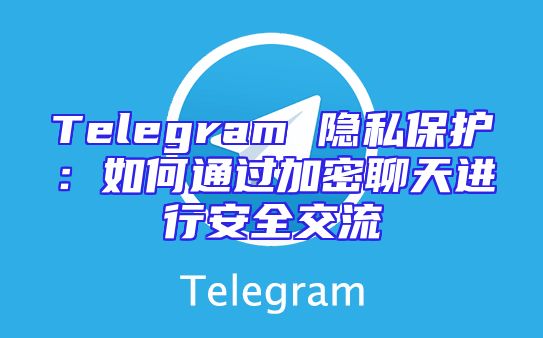Telegram 隐私保护：如何通过加密聊天进行安全交流