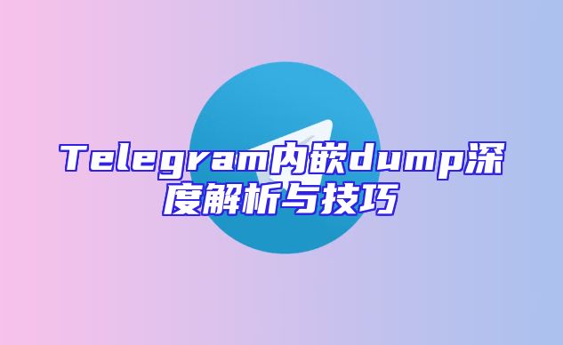 Telegram内嵌dump深度解析与技巧