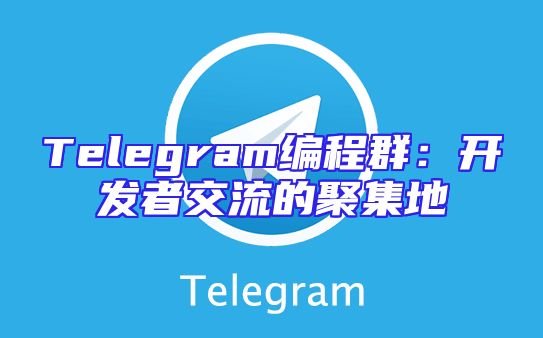 Telegram编程群：开发者交流的聚集地
