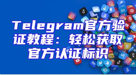 Telegram官方验证教程：轻松获取官方认证标识