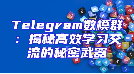 Telegram数模群：揭秘高效学习交流的秘密武器