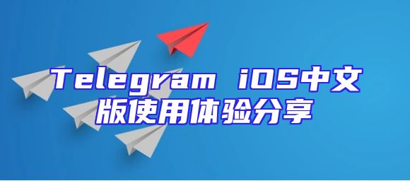 Telegram iOS中文版使用体验分享