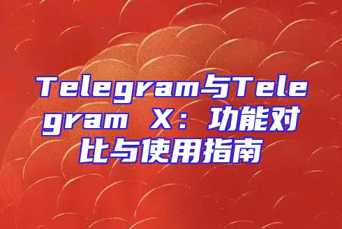 Telegram与Telegram X：功能对比与使用指南