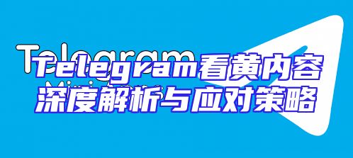 Telegram看黄内容深度解析与应对策略