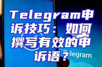 Telegram申诉技巧：如何撰写有效的申诉语？