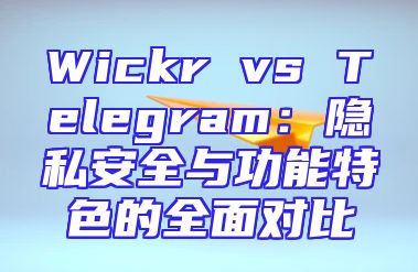 Wickr vs Telegram：隐私安全与功能特色的全面对比